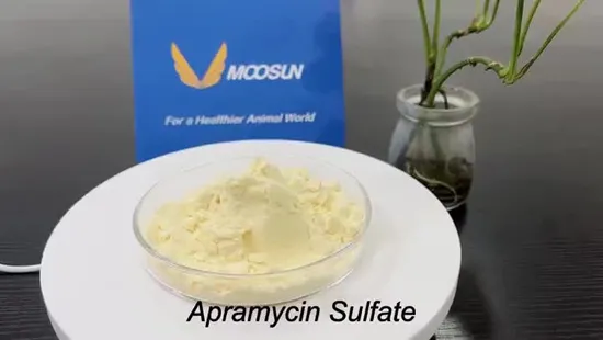 API de alta qualidade para medicina veterinária Sulfato de Apramicina CAS 41194-16-5 com GMP