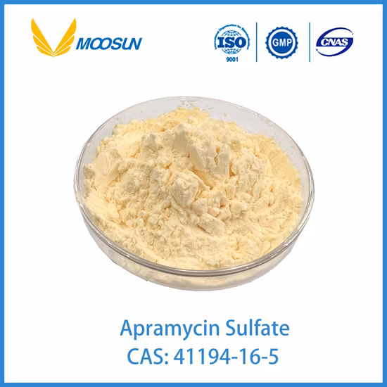 Matérias-primas veterinárias API Sulfato de apramicina (CAS 41194-16-5)